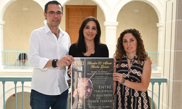 El Teatro Cervantes acogerá el 8 de octubre la XVII Edición del Memorial ‘Maestro D. Alfredo Martos Gómez’