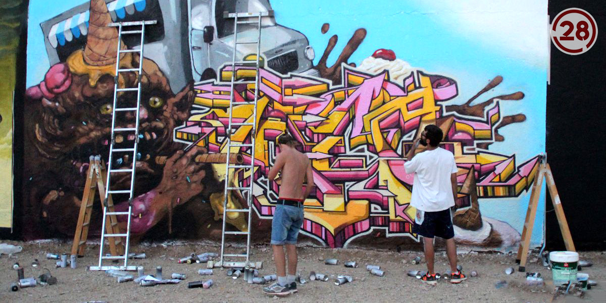 Rampa devuelve el concurso de graffitis jóvenes a Linares