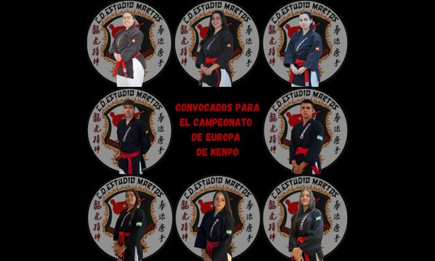 Ocho deportistas del CD Estudio Martos de Linares competirán en el Europeo de Kenpo